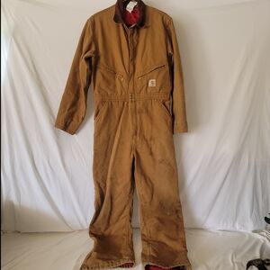 Vintage Carhartt Insulated Duck Canvas Coveralls